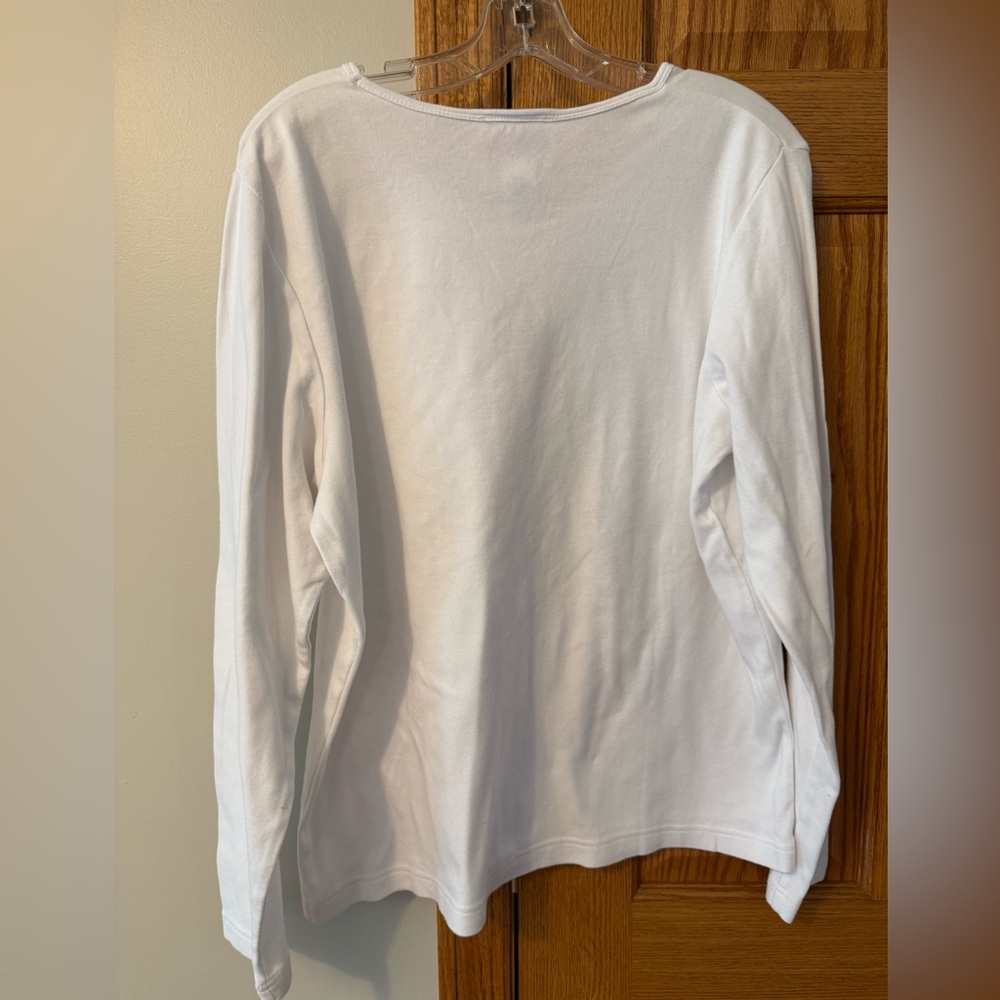 The Quacker Factory strawberry shirt AND D & Co. cardigan, QVC, XL - Picture 8 of 8